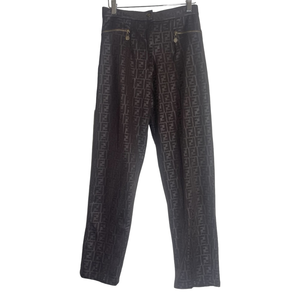 Fendi Monogram Brown Zuca Leggings